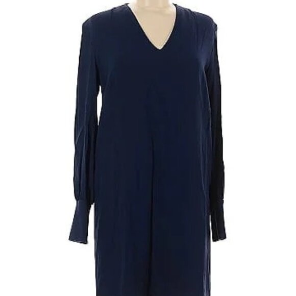 Les Copains Navy Long Sleeve Dress - Picture 2 of 7